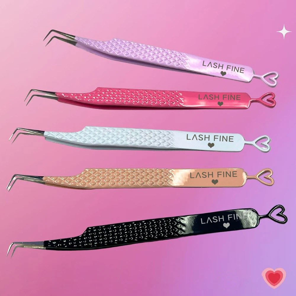 Lash Extension Tweezers - Pinzette per estensioni ciglia a forma