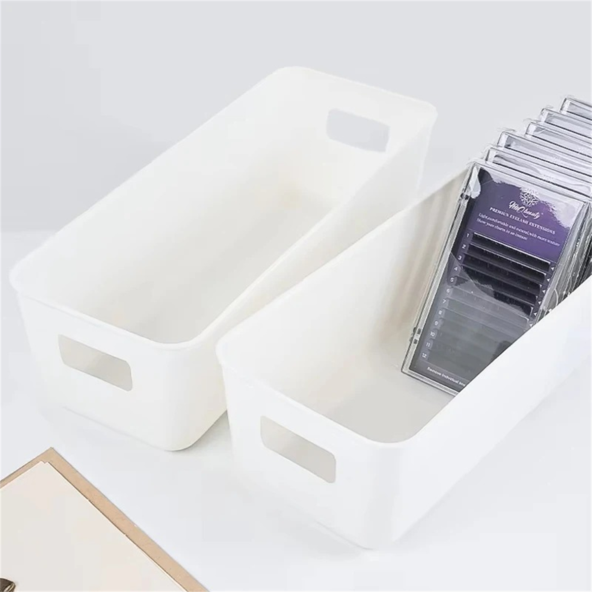 Lash Extension Tweezers - 1/3/10 Pezzi Scatola Minimalista per Organizzazione