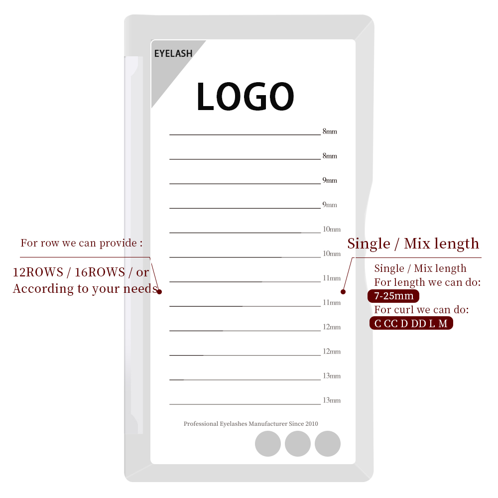 Ciglia Personalizzate con Logo - Eyelash Extension Logo Design recensione e prezzo