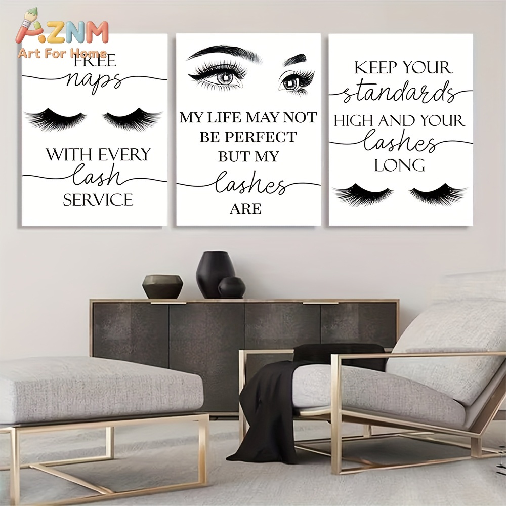 3 pezzi senza cornice con bell - Eyelash Extension Quotes recensione e prezzo